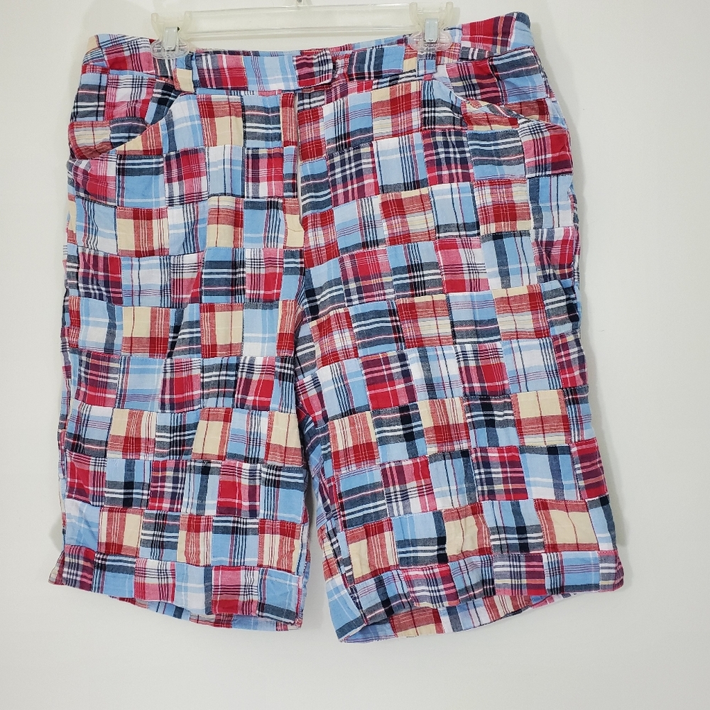 Pendleton Patchwork Cotton Shirts, Size 16
